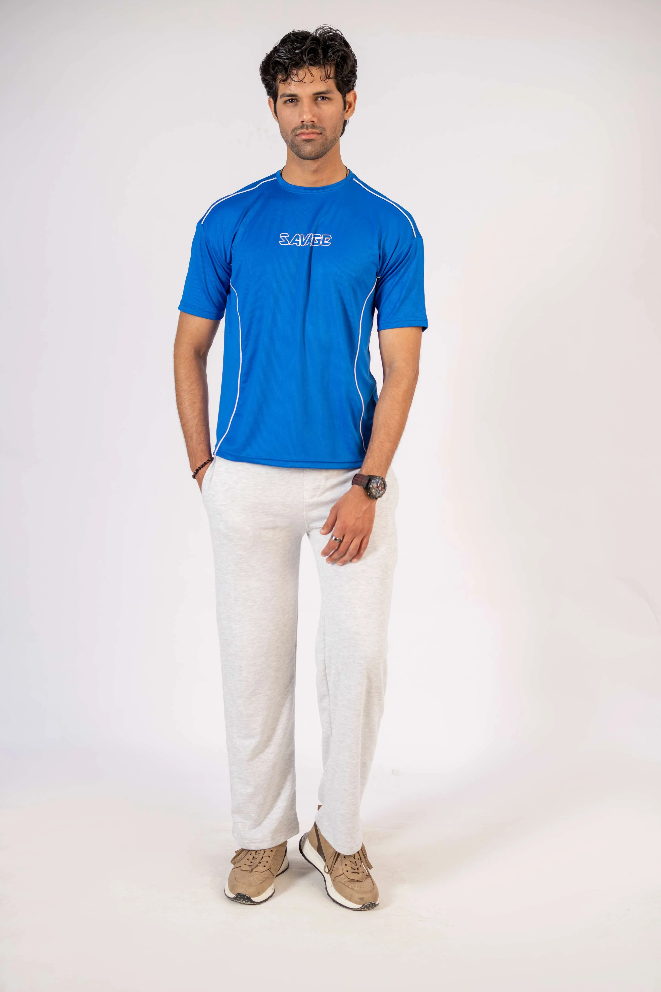 Men’s Relaxed Fit Trouser – Grey D7 - Image 9