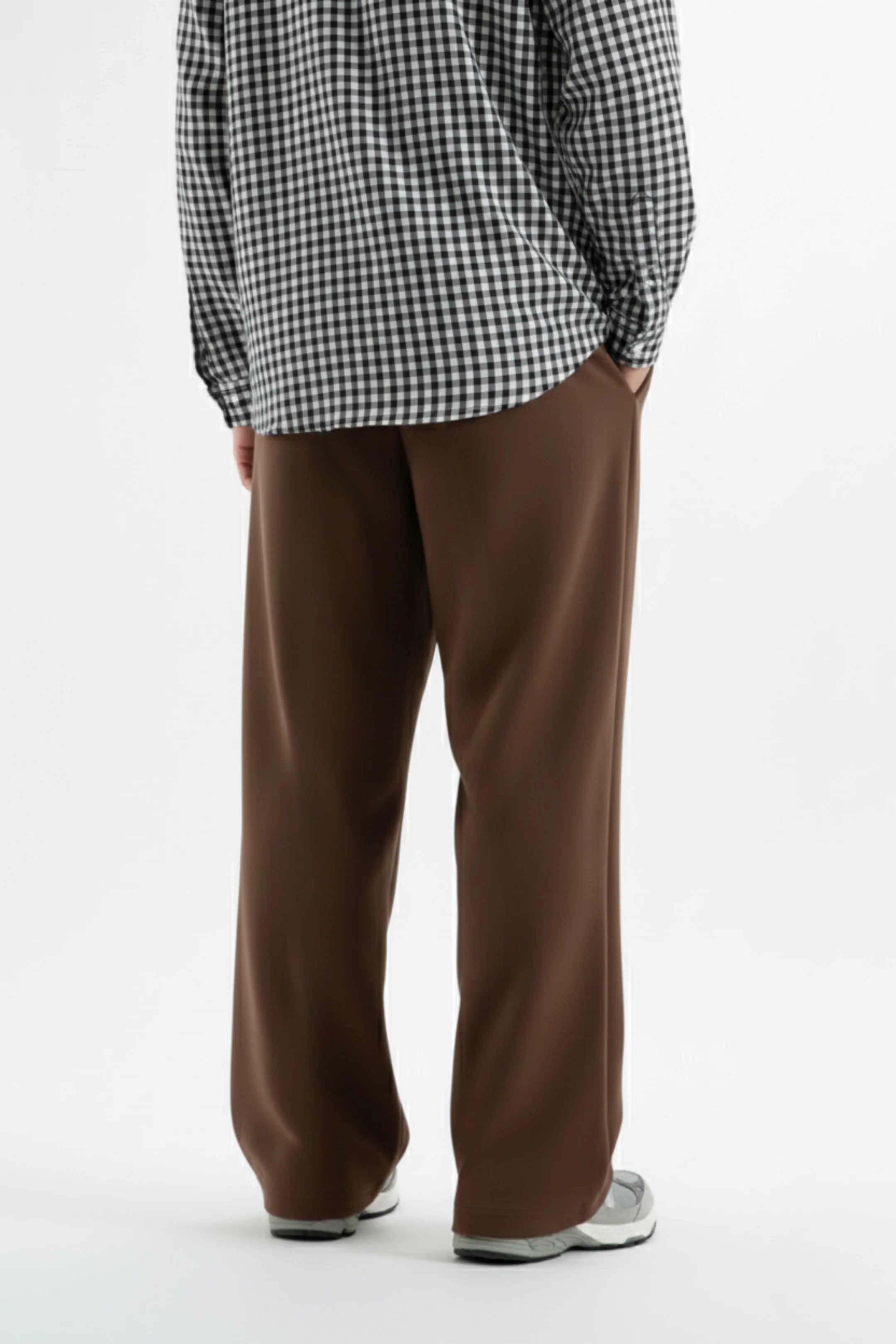 Men’s Relaxed Fit Trouser – Chocolate Brown D4 - Image 8