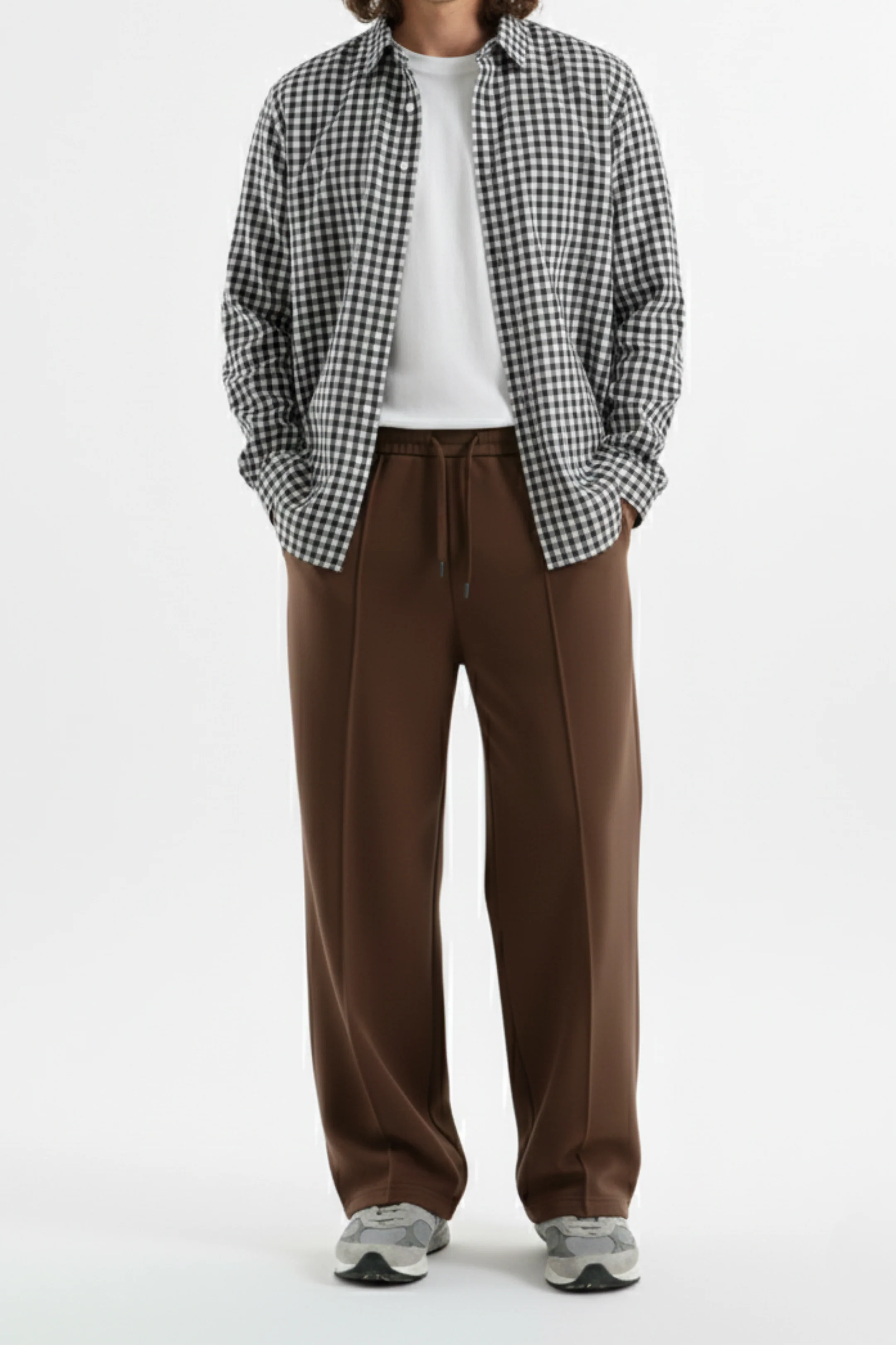 Men’s Relaxed Fit Trouser – Chocolate Brown D4 - Image 9