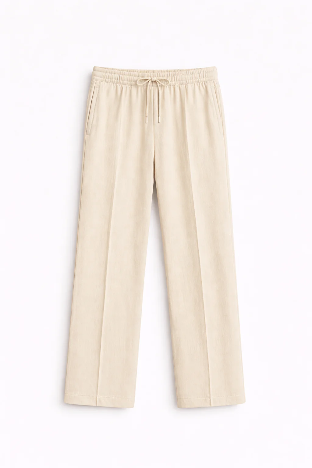 Men’s Relaxed Fit Trouser – Off White D2 - Image 7