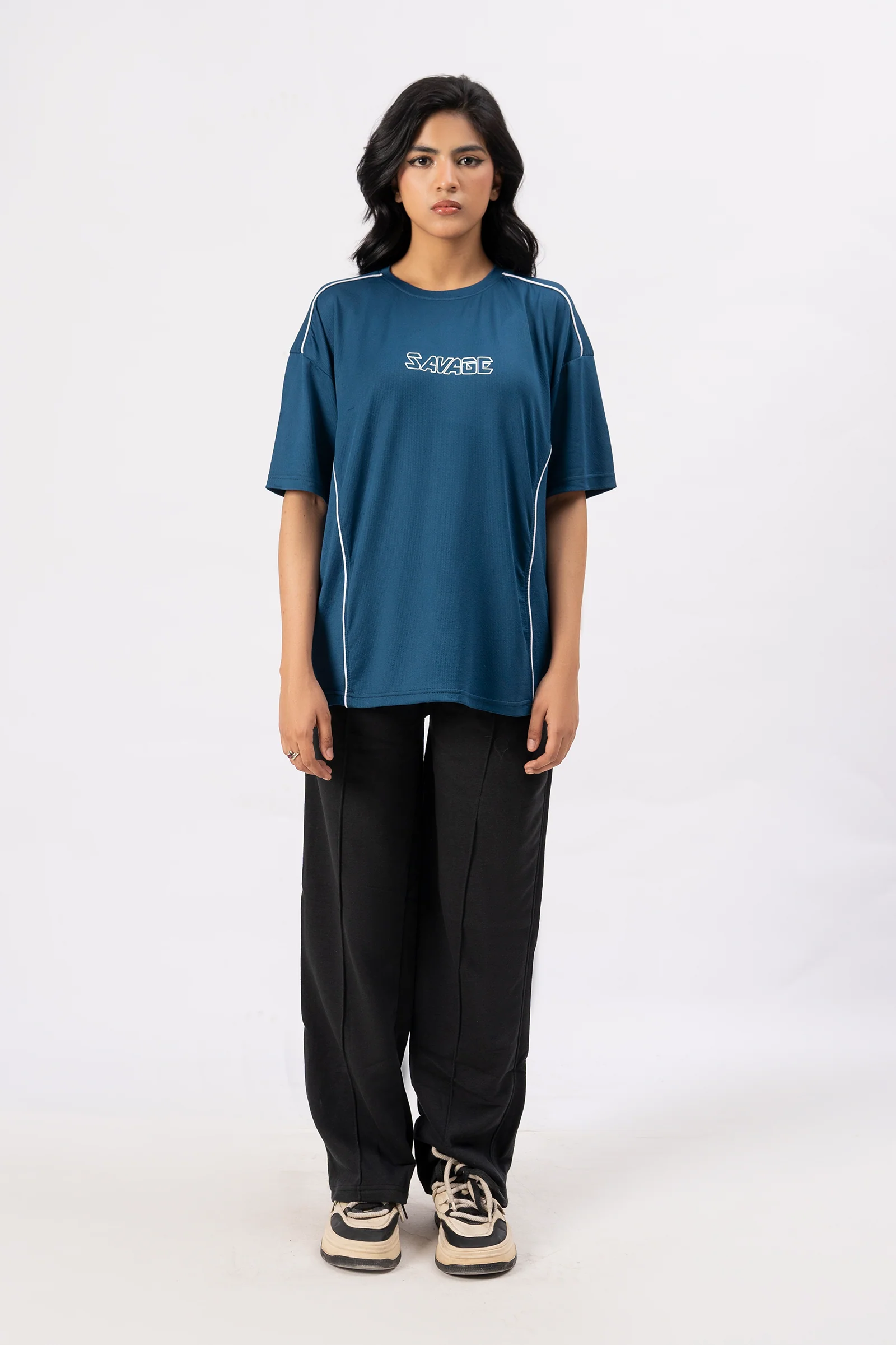 Savage Performance Tee – Deep Teal S5 - Image 6