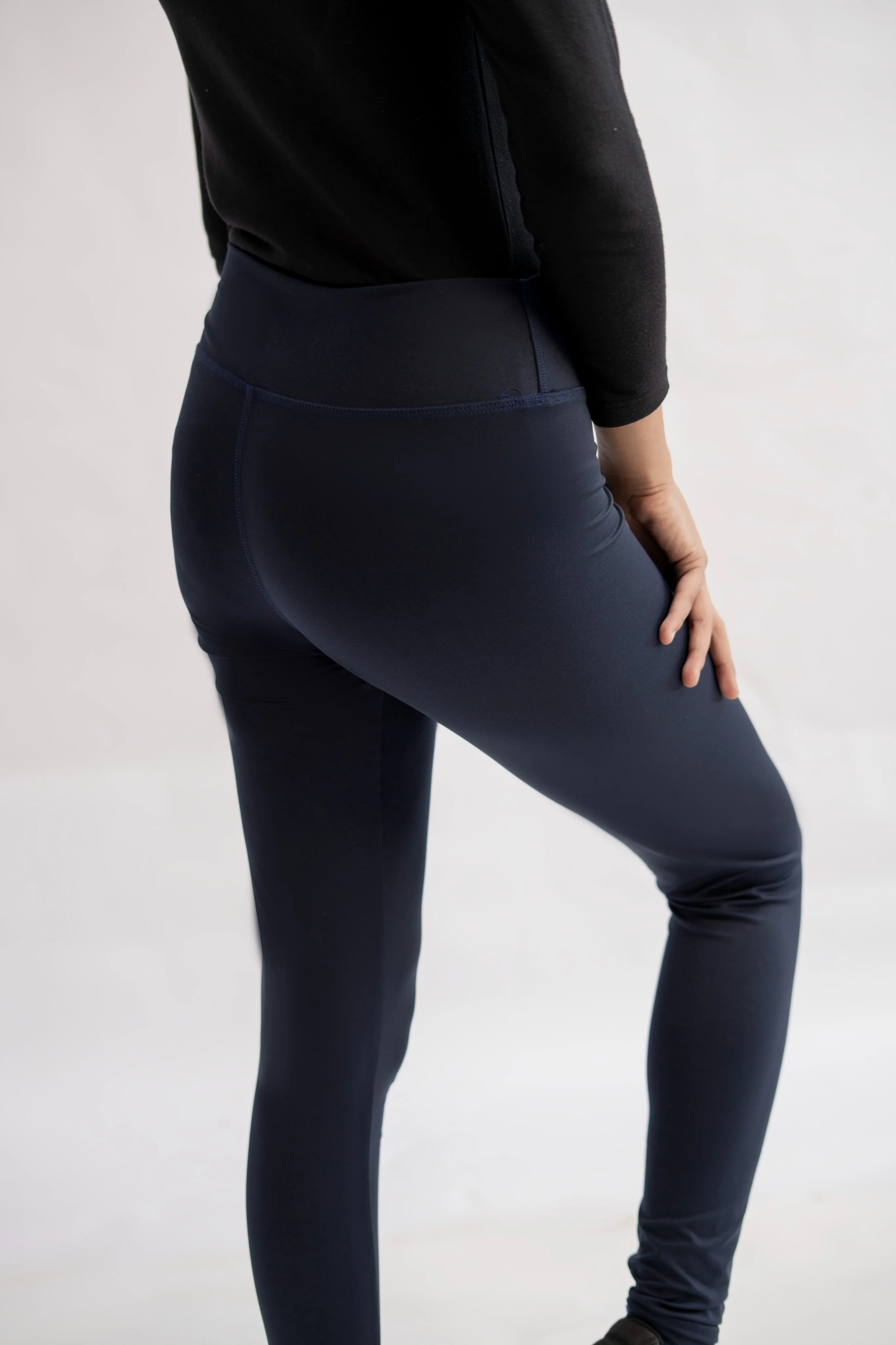 LB-Stylish Navy Blue Tights E4 | Premium Sports & Casual Leggings for Ladies - Image 6